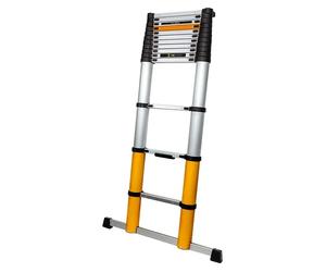 Escalera telescópica Giraffe Air (Número de peldaños: 14 ud., Altura de trabajo: 5,15 m, Carga soportada: 150 kg, Aluminio)