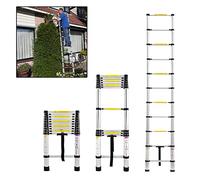 Escalera telescópica multifunción lars360, extensible, multiusos, de aluminio de alta calidad