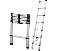 Escalera telescópica para tienda de campaña en la azotea de 8 m/ 7 m/ 6,2 m/ 5 m/ 4 m/ 3,8 m/ 2,6 m, escaleras telescópicas de extensión de aluminio para loft RV ático, carga 150 kg Vida interesante