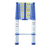 Escalera telescópica resistente para tiendas de campaña, caravanas y áticos, 8 m de extensión, 150 kg de capacidad, escalera plegable de aluminio portátil para un fácil acceso y almacenamiento