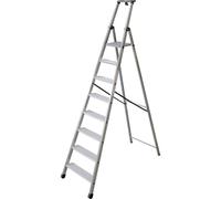 Escalera tipo tijera transitable por un lado con peldaños extra profundos