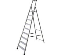 Escalera tipo tijera transitable por un lado con peldaños extra profundos