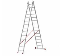 Escalera Transformable Doble Plus TR2-PLUS-4.0 de Aluminio de 14x2 Peldaños
