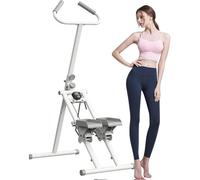 Escalera vertical escaladora - Equipo de ejercicio cardiovascular con pantalla LCD y características ajustables para fitness en casa y entrenamiento de cuerpo completo