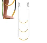 escalerade Cuerda de - escalerade Nailon para Barcos de 133x32 cm, Cuerda de Escalada de 3 escalones, Accesorio portátil para lancha motora | escaleraal Aire Libre para Kayak, piragüismo, BOT