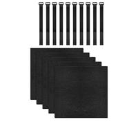 Escaleras de escalera de litera - 30 cm 5 uds. Alfombrilla antideslizante | Escalones de cama alta con 10 correas de aro ajustables | Para dormitorio infantil universitario RV