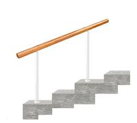 Escaleras de madera para exteriores de 3 a 4 escalones, elevadores de seguridad para patio y porches, kit de fácil instalación incluido y escalones resistentes a la intemperie para exteriores