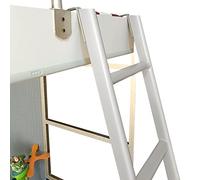 Escaleras, Escalera Colgante de Repuesto para litera, Loft, Dormitorio y Cuarto de Invitados. Escalera de Metal de Hierro para Cama Individual con Ganchos Ajustables, co