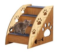 Escaleras Para Mascotas Para Perros: Escalones De Cama De Madera De 40 Cm, Rampa Antideslizante, Escalera Interior Para Gatos | Escalera Cómoda Y Creativa Para Perros, Diseño Moderno, Para Mascotas Gr