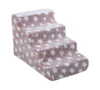 Escaleras para perros - 21.26 x 14.57 x 15.35 pulgadas para vehículo con diseño antideslizante, rampa desmontable para gatitos, construcción portátil ligera para cachorros, gatos, sofá, cama, sala de