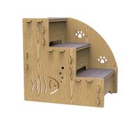 Escaleras para Perros para Perros pequeños - Pasos de Gato para el sofá de de la Cama | Escaleras de Mascotas no deslizantes | Escalera de Mascotas de Madera para Gatos Mayores Dogs Sofá Asistenc
