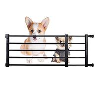 Escaleras para puertas retráctiles para perros - Cercado extra ancho para puertas de perros, escaleras para puertas para mascotas portátiles | Puerta multiusos valla para perros para mascotas, gr
