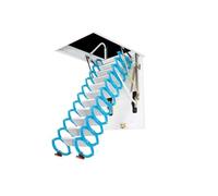 Escaleras telescópica Escalera Plegable de Techo for ático, Escalera Oculta for Loft, Sistema de Escalera desplegable Que Ahorra Espacio for Acceder al sótano. Escalera Plegable(80 * 120cm)