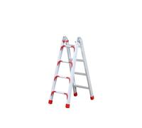 Escaleras telescópica Escalera telescópica Multifuncional de Aluminio de Doble Cara, Plegable, for ático, for Interiores y Exteriores. Escalera Plegable(1.25m)