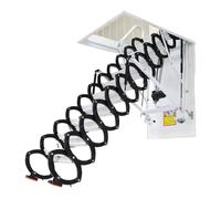 Escaleras telescópica Escalera telescópica Multifuncional Invisible for ático, Plegable y Sencilla, Ideal for Interiores y Exteriores. Escalera Plegable(Noir,70 * 90cm)