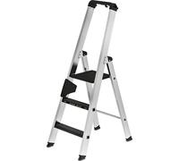 Escaleras tipo tijera de peldaños planos CLIP-STEP MUNK, de ascenso por un lado, antideslizante R13, resistente