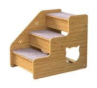 Escaleras Y Pasos De Perro: Pasos De Compañía Plegables Para Perros Pequeños, Escalera Portátil Para Camas Y Sofás | Rampa De Perro Sin Deslizamiento, Escaleras De Mascotas Ligeras, Escaleras
