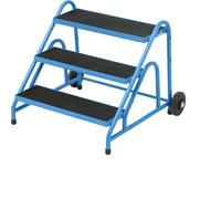 Escalerilla de montaje eurokraft pro, peldaños con goma acanalada