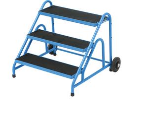 Escalerilla de montaje eurokraft pro, peldaños con goma acanalada