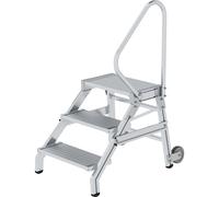Escalerilla de montaje para cargas pesadas eurokraft pro, MÓVIL, carga máx. 300 kg