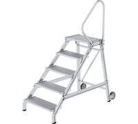 Escalerilla de montaje para cargas pesadas eurokraft pro, MÓVIL, carga máx. 300 kg