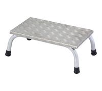 Escalerilla de montaje STABILO peldaños de chapa acanalada de aluminio, por un lado