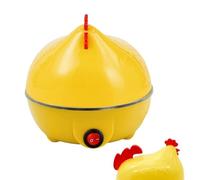 Escalfado de huevo - Hervidor de huevos rápido, hervidor de huevos duros rápido | Huevos revueltos escalfados con apagado automático, capacidad para 7 huevos, en forma de pollo, olla a vapor,