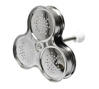 Escalfador de huevos, 3 huevos escalfados, sartén de acero inoxidable, resistente al calor, calentamiento rápido, antiadherente