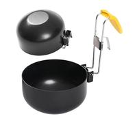 Escalfador de huevos portátil, taza plegable para cocinar huevos, juego de escalfador antiadherente de acero inoxidable para tortilla de desayuno, accesorio de cocina resistente al calor con diseño