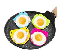 escalfador huevos silicona huevo microondas, 4 moldes de cocina antiadherentes con 1 cepillo de aceite, utilizados para utensilios de cocina, vaporera, horno microondas