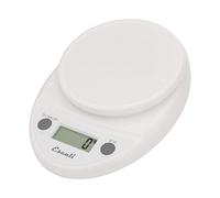 Escali P115W Báscula de Cocina Primo, Báscula Digital para Cocinar, Accesorio de Menaje de Cocina, Negocios y Ocio, Ideal para Control de Peso, 5 kg, Blanco, 22 x 15 x 4 cm