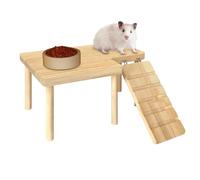 Escaliers pour hamsters - Accesorio de cage en bois pour grimper et jouer | Jouet d'escalade avec plateforme, idéal pour hamsters, gerbilles et souris, stimule l'exercice et l'agilité, parfait