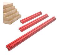 Escalímetro para Ingeniería,Juego De 3 Piezas De Aluminio Para Arquitectura - Calimetro De Dibujo Técnico,Para La Guía De Procesamiento De La Madera, Ingenieros, Carpinteros Y Proyectos De