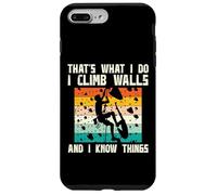 Escalo Paredes y sé Cosas Divertido Escalador Hombres Mujeres niños Carcasa para iPhone 7 Plus/8 Plus