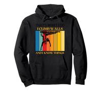 Escalo Paredes y sé Cosas - Escalada en Roca Divertida Sudadera con Capucha