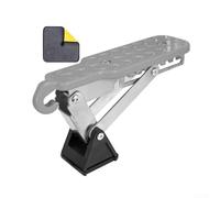 Escalón ajustable de aluminio para puerta de coche, inclinable en 7 posiciones, antideslizante para superficie, diseño plegable, estable hasta 227 kg, apto para puertas delanteras y traseras de muchos