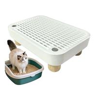Escalón de de para Gatos, Bandeja para excrementos de, Escalera para Gatos Mayores con función de Filtro, para Interiores y Exteriores, hogar, apartamento, Sala de Estar