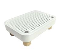 Escalón de de para gatos, rampa para excrementos de con diseño de madera ABS | Paso antiseguimiento para reducir la dispersión de y fácil acceso para y gatos