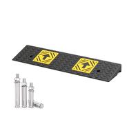 Escalón de goma resistente, 39.4 x 11.8 x 3.9 pulgadas, ideal para el hogar, negocios, carretera, escalones altos y más, y versátil para uso en exteriores