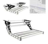 Escalón LED plegable para remolque, manual o eléctrico, automático y práctico accesorio para caravana