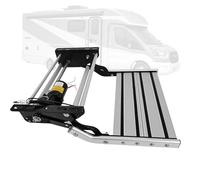 Escalón plegable eléctrico para remolques de viaje y autocaravanas, sensor automático de puerta para un fácil acceso