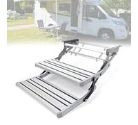 Escalones Plegables Para Autocaravanas Con Luz Led, Capacidad De Carga De 200 Kg, Escalones Portátiles Abatibles Para Facilitar El Acceso A La Autocaravana, Solución De Acceso.Multicolor-Manualwithli