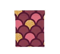 Escama de pez con Brillo Dorado, Squeeze Top Wallet Bolsa de Almacenamiento para Mujer Monedero pequeño Bolsa de Cambio