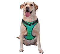 Escama de Serpiente,Arnés para Mascotas, arnés Reflectante Ajustable para Perros,M