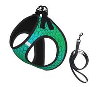 Escama de Serpiente,Arnés para Mascotas, arnés Reflectante Ajustable para Perros,S
