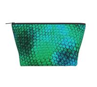 Escama de Serpiente, Bolsa de artículos de tocador Bolsa de Maquillaje Bolsa de cosméticos Bolsa de artículos de tocador de Viaje portátil