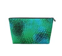 Escama de Serpiente, Bolsa de artículos de tocador Bolsa de Maquillaje Bolsa de cosméticos Bolsa de artículos de tocador de Viaje portátil