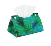 Escama de Serpiente, Funda para Caja de pañuelos con Cierre, Reutilizable, Decorativa para baño, Sala de Estar, Dormitorio, Oficina y Coche.