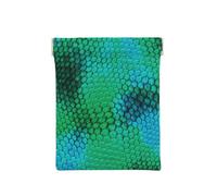 Escama de Serpiente, Squeeze Top Wallet Bolsa de Almacenamiento para Mujer Monedero pequeño Bolsa de Cambio