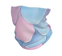 Escamas De Acuarela Azul Púrpura Polainas De Cuello Unisexo Calentador De Cuello Respirable Pañuelo De Cabeza para Adulto Deportes Ciclismo 30X26Cm